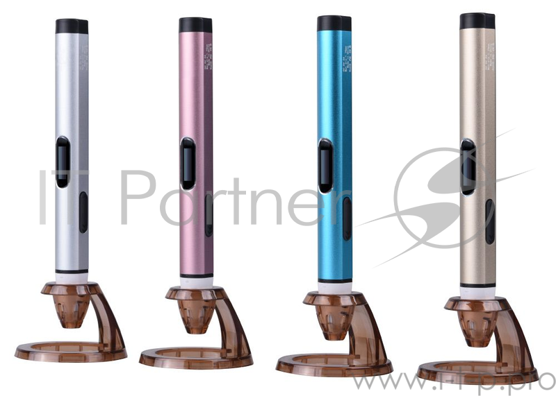 Ручка 3D Cactus CS-3D-PEN-G-SKYBL PLA ABS LCD голубой небесный