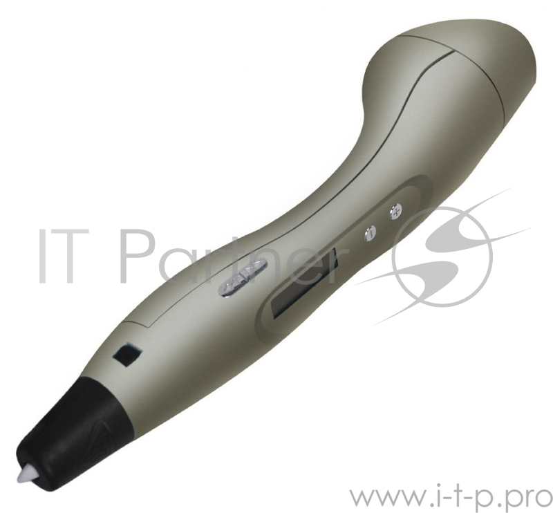 Ручка 3D Cactus CS-3D-PEN-E-METGR PLA ABS LCD Серый металлик