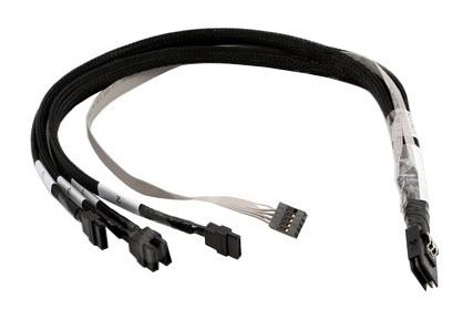 Кабель Adaptec ACK-I-mSAS*4-to-4SATA*1-SB-1M (2247100) Кабель SAS внутр.,100см.,разъемы SFF8087 -to- 4*SATA +SideBand(SFF8448)
