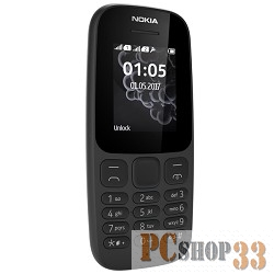 Мобильный телефон NOKIA 105 DS ТА-1034 BLACK (2017) A00028315 {1.4
