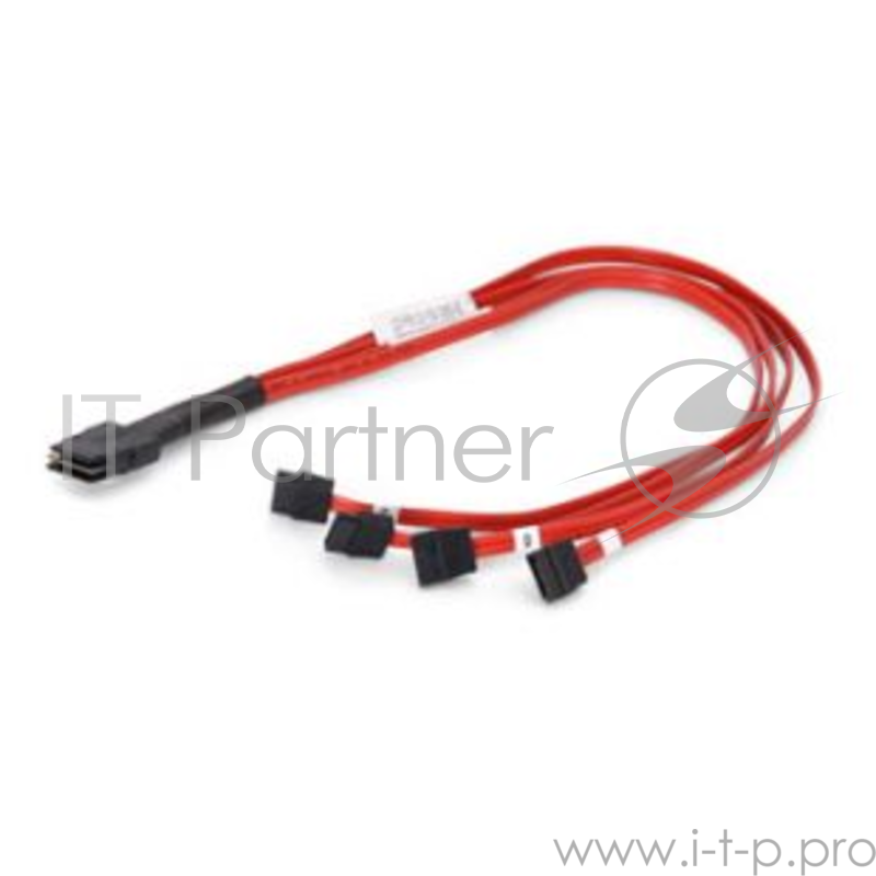 Контроллер Lsi CBL-SFF8087OCF-06M (MSCB87-4C-8P-1M/RH) Кабель SFF-8087--> 4xSATA 0.6м