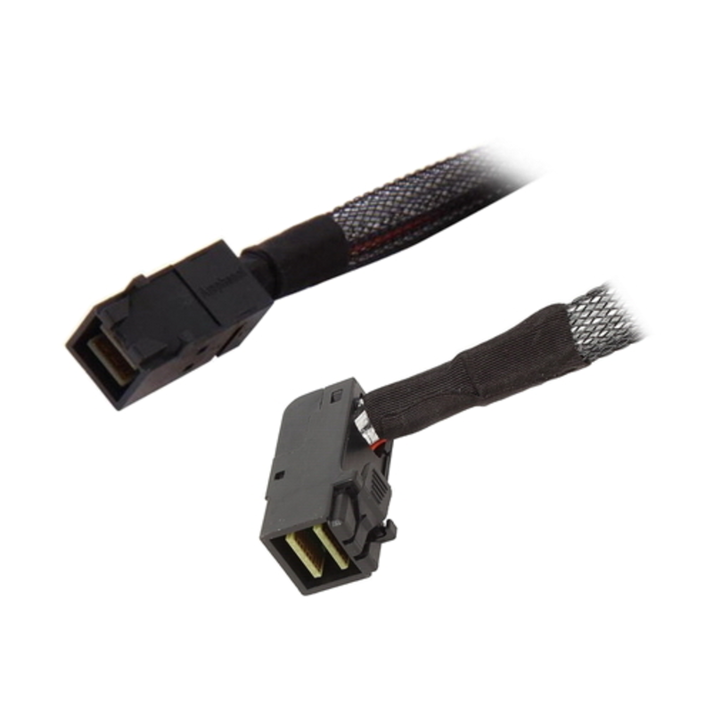 Кабель Adaptec ACK-I-rA-HDmSAS-HDmSAS-1M (2282800-R) 100см., разъемы SFF8643(угловой) -to- SFF8643