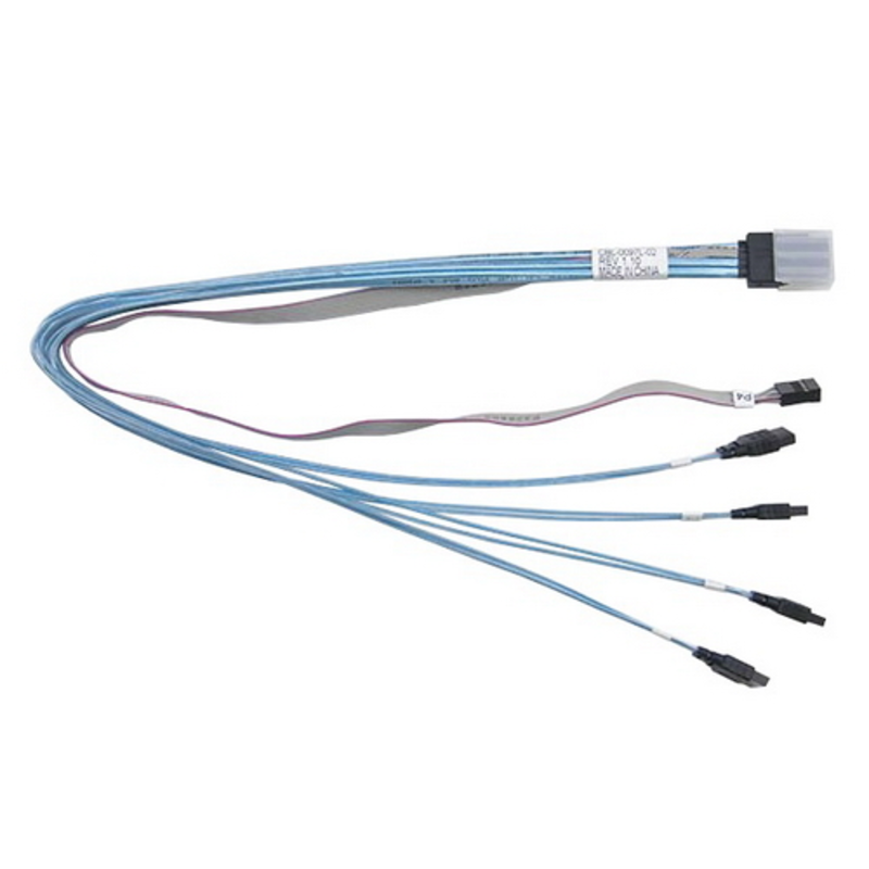 Кабель SMC-CBL-0097L-02 79536-3220, 50cm IPASS TO 4 SATA, PB FREE