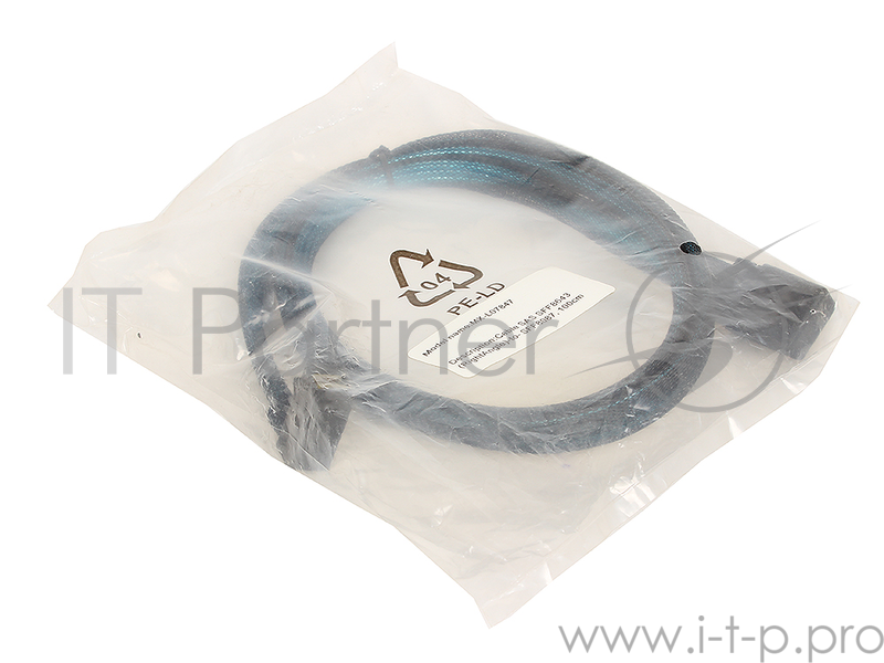 Кабель SAS SFF8643(угловой) - SFF8087(прямой), 100cm (MX-L07847) разъемы SFF8643(угловой) -to- SFF8087, 100cм.