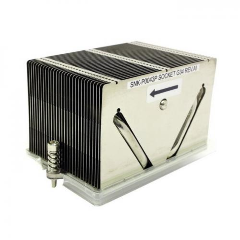 Опция к серверу Supermicro SNK-P0043P 2U (G34, радиатор без вентилятора, Cu + Al + тепловые трубки)
