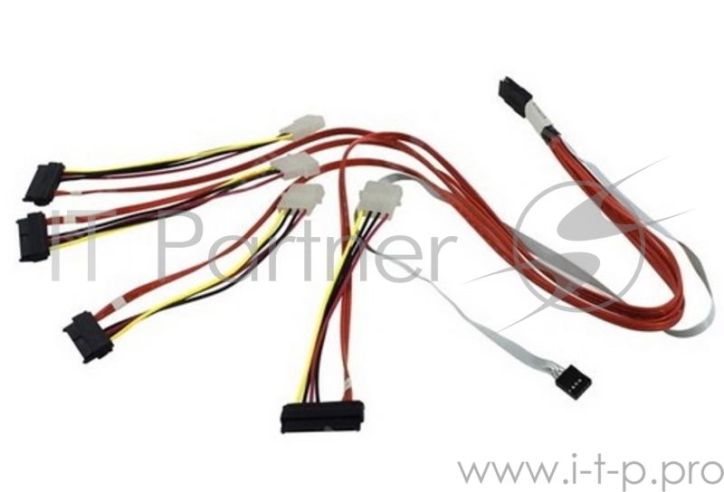 Кабель ACD-SFF8087-SAS8482-10M, Internal, SFF8087-to-4*SFF8482 ( MiniSAS-to-SAS internal cable) 100cm
