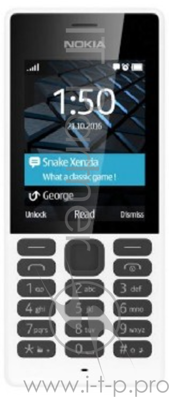Мобильный телефон NOKIA 150 DS EAC UA WHITE A00027945