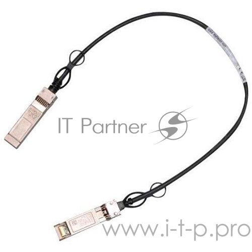 Кабель Mellanox® Passive Copper cable, ETH, up to 25Gb/s, SFP28, 1m, Black, 30AWG, CA-N