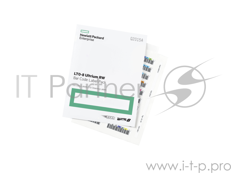 Наклейка HPE Q2015A LTO-8 Ultrium RW Bar Code Label Pack