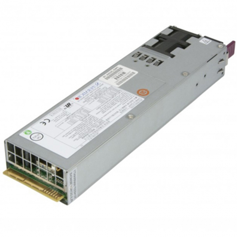 Блок питания SuperMicro PWS-2K03P-1R 2000W 1U Redundant Power Supplies with PMBus 1000W/1800W/1980W/2000W 73.5 x 40 x 265 mm 25 Pairs Gold Finger Connector Max: 3.5A / Min: 0A
