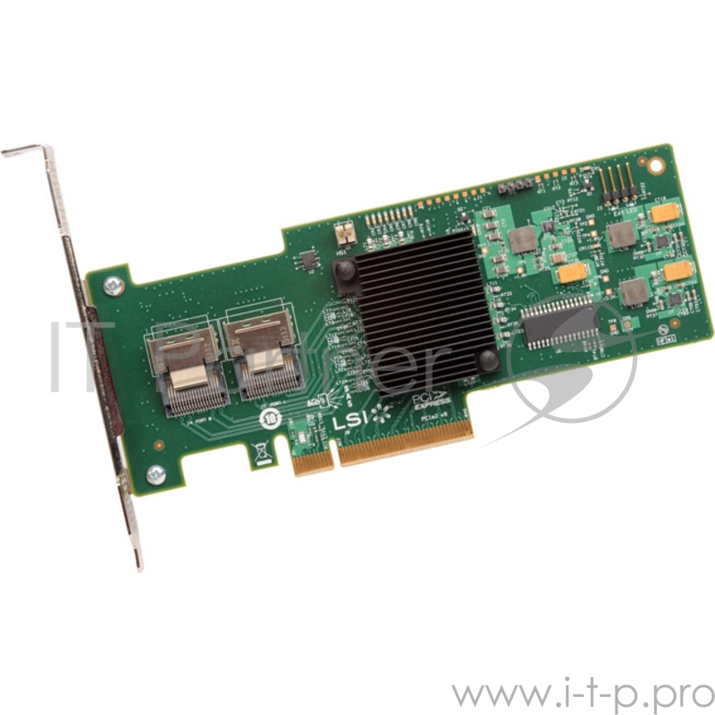 Контроллер LSI MegaRAID SAS9240-8I (PCI-E 2.0 x8, LP) SGL SAS6G, RAID 0,1,10,5, 8port (2*intSFF8087), Каб.отдельно