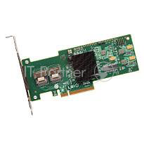 Контроллер LSI MegaRAID SAS9240-8I (PCI-E 2.0 x8, LP) SGL SAS6G, RAID 0,1,10,5, 8port (2*intSFF8087), Каб.отдельно