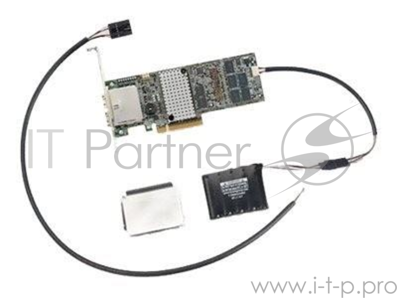 Контроллер LSI MegaRAID SAS9286CV-8E SGL (LSI00333) SAS6G, RAID , 8port (),1GB onboard, CachVault, Каб.отдельно