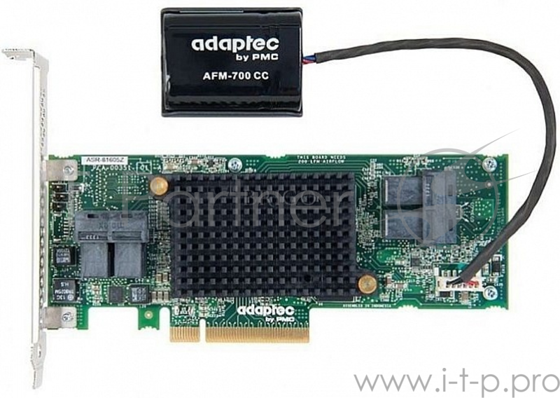 Контроллер Adaptec ASR-81605Z SGL RAID 0/1/1E/10/5/6/50/60 16i-ports 1Gb Flash BBU (2287101-R)