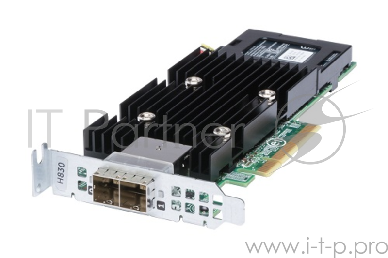 Контроллер DELL Controller PERC H830 RAID 0/1/5/6/10/50/60 for External JBOD, 2Gb NV Cache, Low Profile - Kit