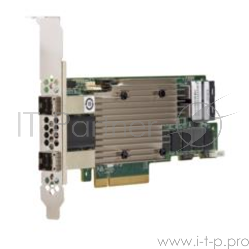 Контроллер MegaRAID 9480-8I8e SGL (05-50031-00), PCIe 3.1 x8 LP, SAS/SATA/NVMe, RAID 0,1,5,6,10,50,60, 16port(2 * int SFF8643 + 2 * ext SFF8644), 4GB Cache, 3516ROC