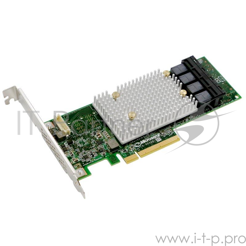 Контроллер жестких дисков Microsemi Adaptec SmartRAID 3154-16i Single,16 internal ports,PCIe Gen3 ,x8,4 GB DDR4,RAID 0/1/10,RAID 5/6/50/60,FlexConfig,maxCache 4.0