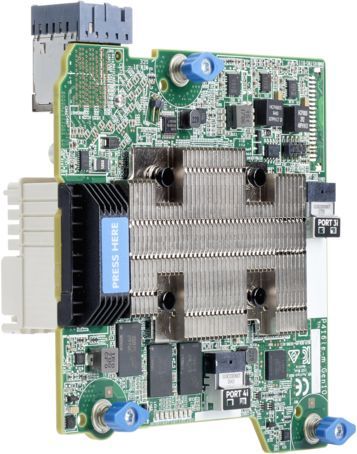 Контроллер HPE 804428-B21 Smart Array P416ie-m SR Gen10 (8 Int 8 Ext Lanes/2GB Cache) 12G SAS Mezzanine