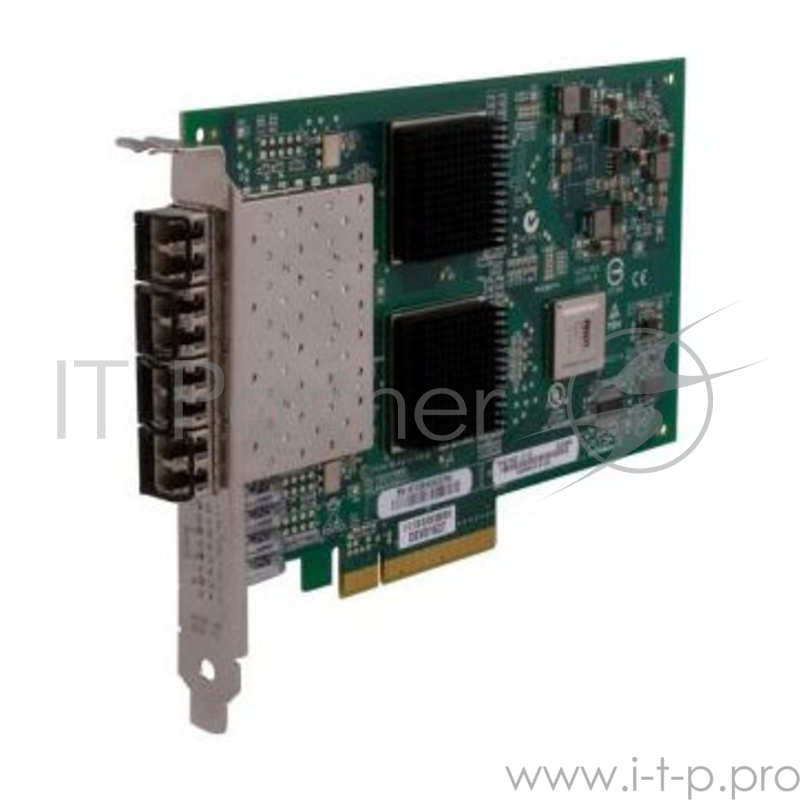 Контроллер QLogic QLE2564L-CK, 8Gb Quad Port FC HBA, x8 PCIe, SR LC multi-mode optic, low profile