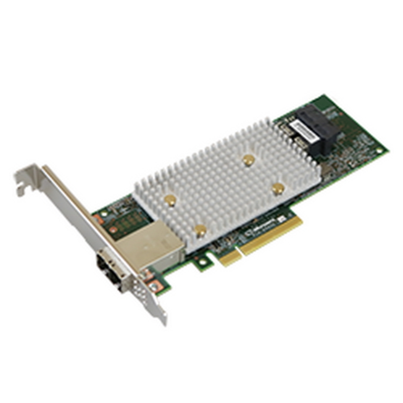 Контроллер жестких дисков Microsemi Adaptec HBA 1100-8i8e Single,8 internal ports, 8 external ports, PCIe Gen3,x8,,,,FlexConfig,