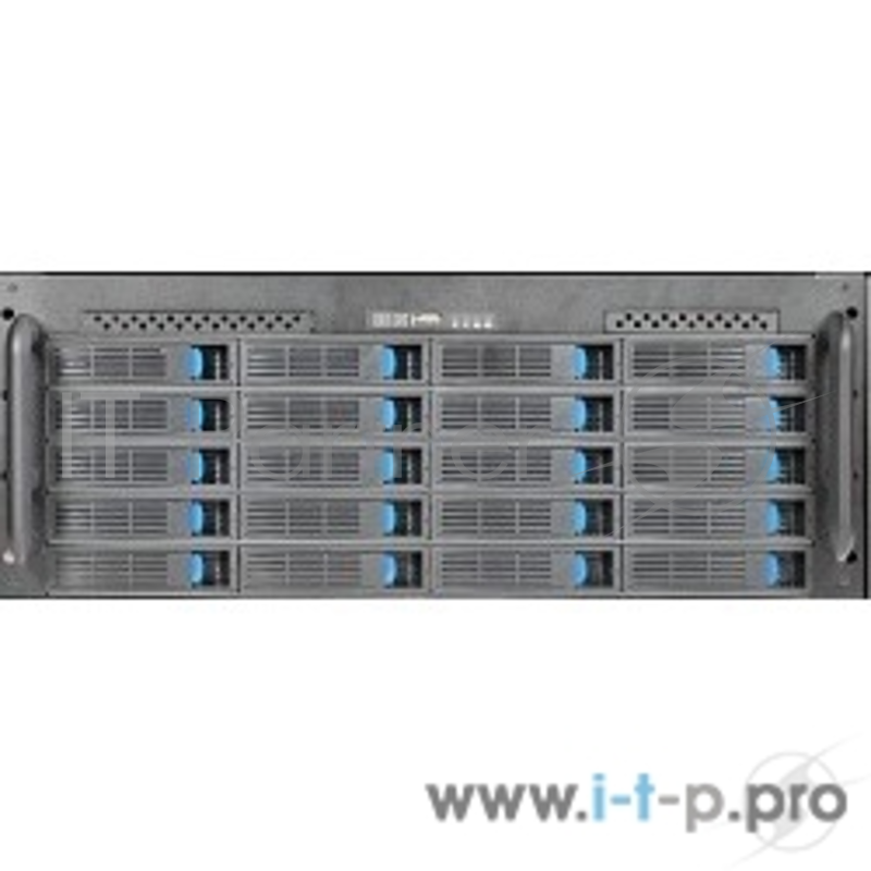 Корпус Procase ES424-SATA3-B-0 {4U 24 SATAII/SAS hotswap HDD, глубина 650мм, MB 12