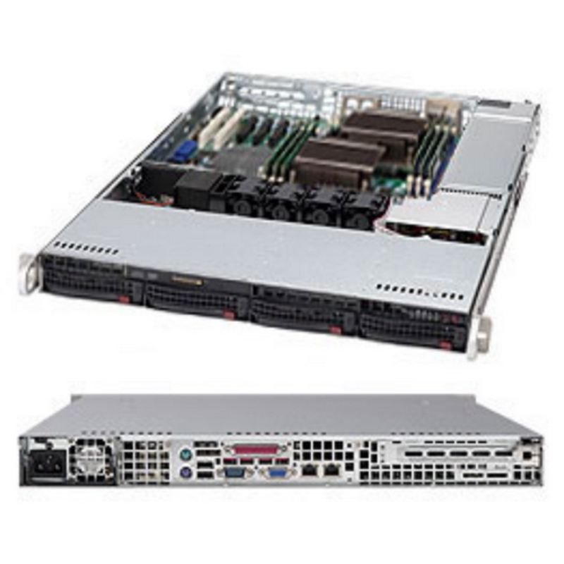 Корпус CSE-815TQ-563CB 1U 4x3.5