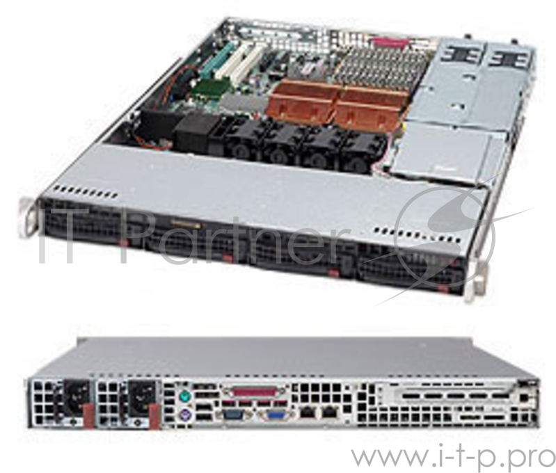 Корпус SuperMicro CSE-815TQ-R500CB (CSE-815TQ-R500CB)