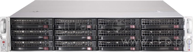 Корпус SuperMicro CSE-826BE1C-R741JBOD 2x740W черный