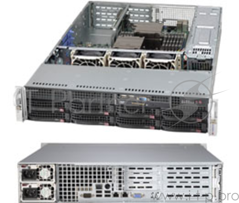 Корпус Supermicro CSE-825TQR-500WB