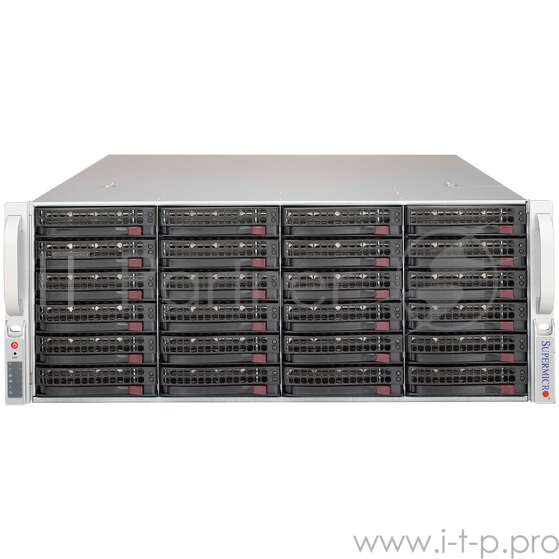 Корпус Supermicro SuperChassis 4U 846BE1C-R1K03JBOD Up to 24 x 3.5