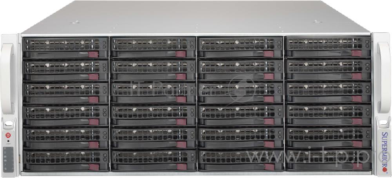 Корпус Supermicro SuperChassis 4U 846BE1C-R1K03JBOD Up to 24 x 3.5