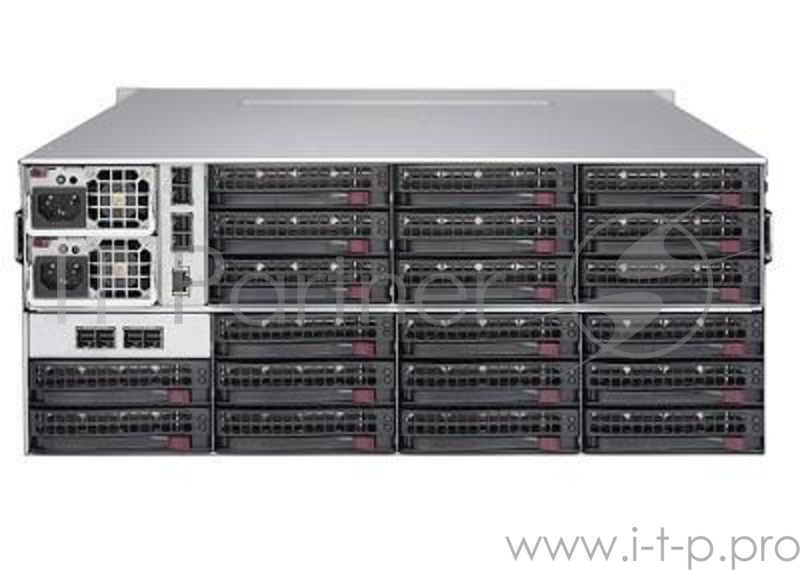 Корпус для сервера 4U 1280W BLACK 847E1C-R1K28JBOD SUPERMICRO