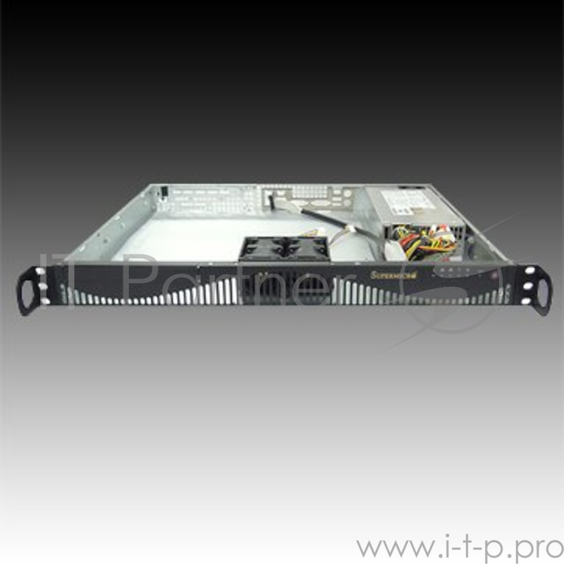 Корпус SUPERMICRO SC512F-350B, 1U, ATX, 1 слотов, PSU 1 x 350Вт, Черный