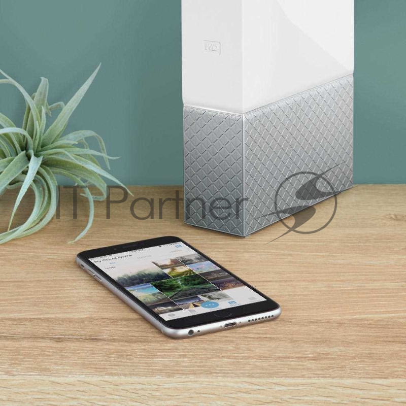 Дисковый массив Western Digital WDBVXC0080HWT-EESN Сетевое хранилище My Cloud Home, 8Тб