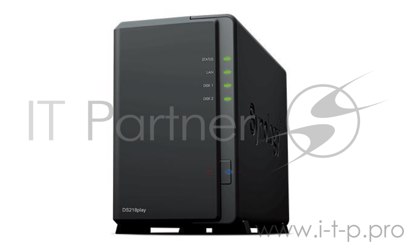 СХД настольное исполнение 2BAY NO HDD USB3 DS218PLAY SYNOLOGY