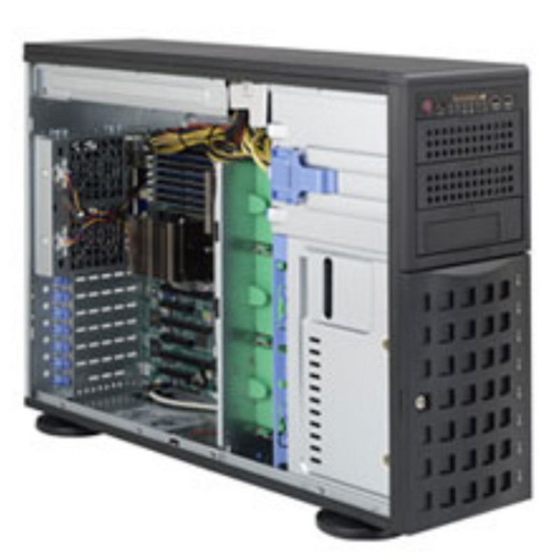 Корпус SuperMicro CSE-745BAC-R1K28B2 Tower/4U, E-ATX, 1280 W 80 Plus Platinum, 8x 3.5