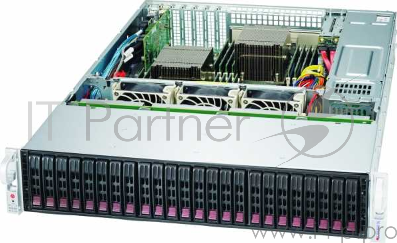 Корпус компьютерный Supermicro Chassis Rack 2U/24x2.5 hot-swap SAS/SATA/ 1200W