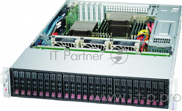 Корпус компьютерный Supermicro Chassis Rack 2U/24x2.5 hot-swap SAS/SATA/ 1200W