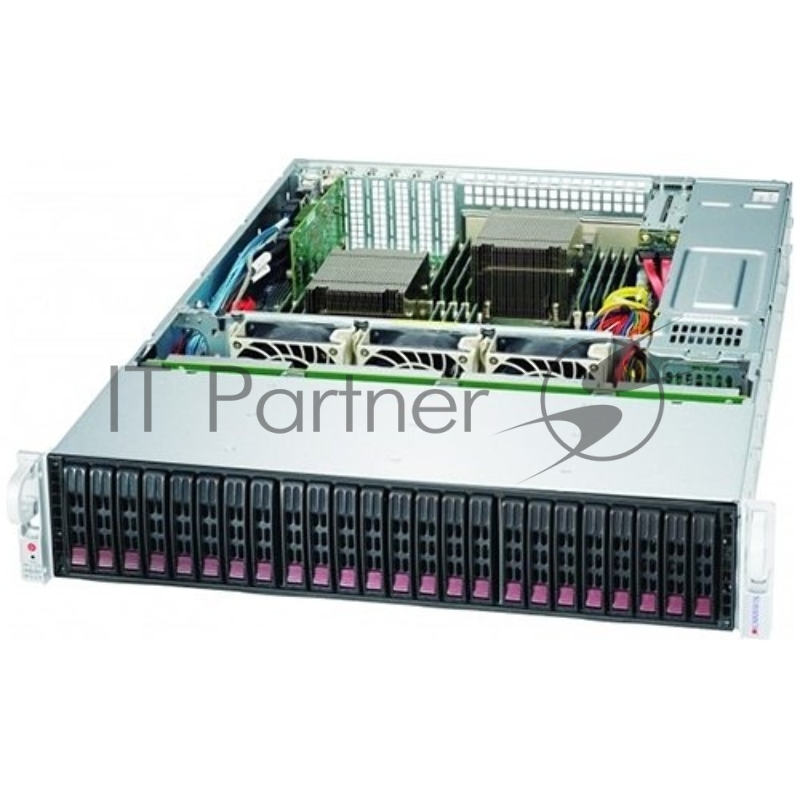 Корпус компьютерный Supermicro Chassis Rack 2U/24x2.5 hot-swap SAS/SATA/ 1200W