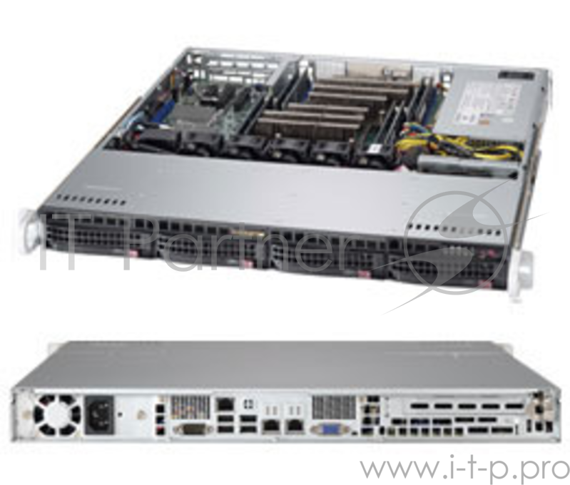 Корпус SuperMicro CSE-813MFTQC-505CB 500W