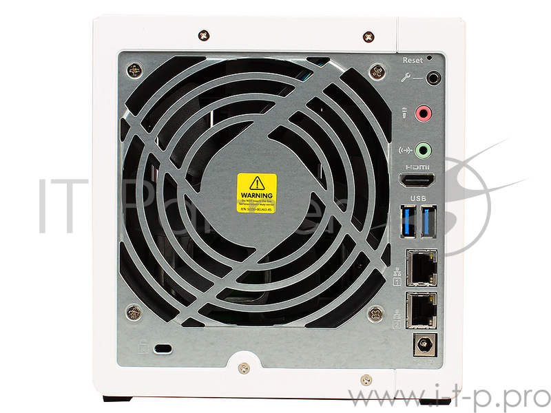 Дисковый массив QNAP D4 Pro Сетевое хранилище, 4 Hot-Swap tray w/o HDD, Celeron N3060 dual-core 1,6GHz-2,48GHz, 1GB DDR3L (1x1GB up to 8GB), HDMI, 2xGE LAN, 3xUSB 3,0