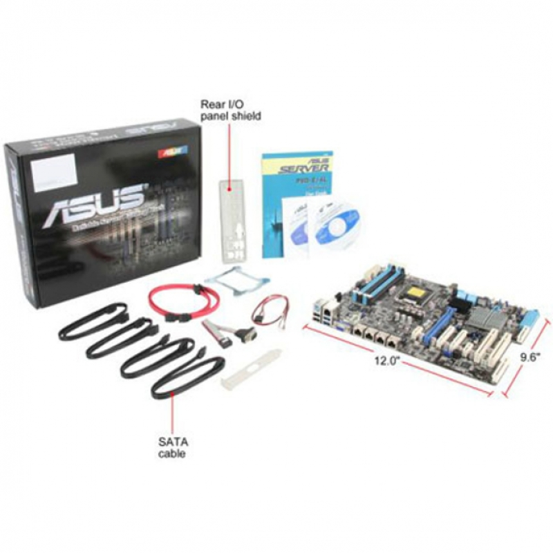 материнская плата ASUS Материнская плата P9D-E / 4L (RTL) { LGA1150 <C224> PCI-E+SVGA+4xGbLAN SATA RAID ATX 4DDR-III }