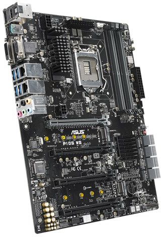 Asus Материнская плата P10S WS, SP XEON,C236,ATX,4DIMM, RTL