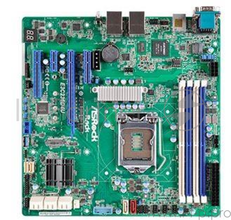 Материнская плата SERVER MB C236 S1151 MATX/E3C236D4U ASROCK