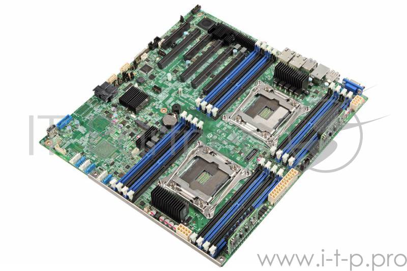 Материнская Плата Intel DBS2600CWTR Soc-2011 iC612 SSI EEB 16xDDR4 10xSATA3 SATA RAID iX540 2х10GgbEth bulk