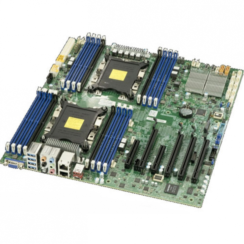 Материнская плата SuperMicro MBD-X11DAI-N-O E-ATX, Dual LGA3647, Intel C621, 16xDDR4, 10xSATA (RAID 0,1,5,10), 2x1GbE (Intel C621), IPMI 2.0 with LAN, 4xPCI-E3.0 x16 + 2xPCI-E3.0 x8, M.2 PCI-e3.0 x4 (2260,2280,22110), 2xNVMe, VGA port, Audio, RTL