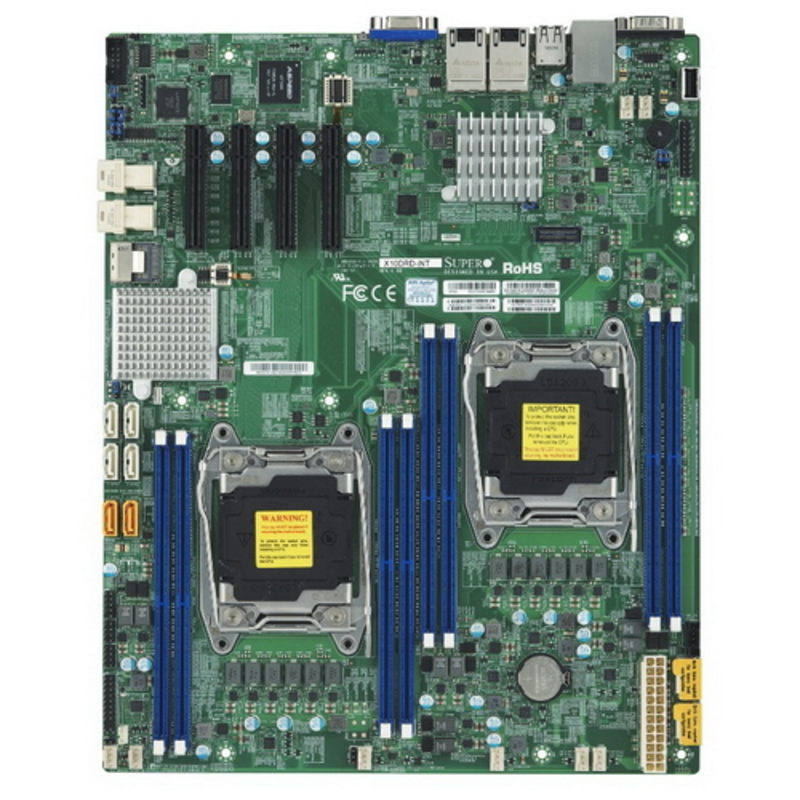 Серверная материнская плата MBD-X10DRD-I-O RTL E-ATX LGA 2011 8xDDR4 10xSATA3 7xUSB2.0 VGA 4xPCI-E3.0x8