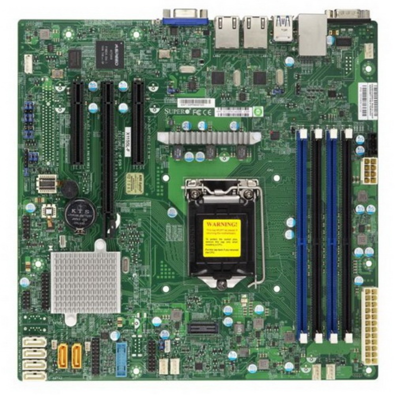 MBD-X11SSL-O RTL Micro-ATX LGA 1151 64GB Unbuffered ECC UDIMM 6xSATA3 6xUSB2.0 5xUSB3.0 VGA 1xPCI-E3.0x8(in x16 slot) 1xPCI-E3.0x8 1xPCI-E3.0x4 (in x8 slot)