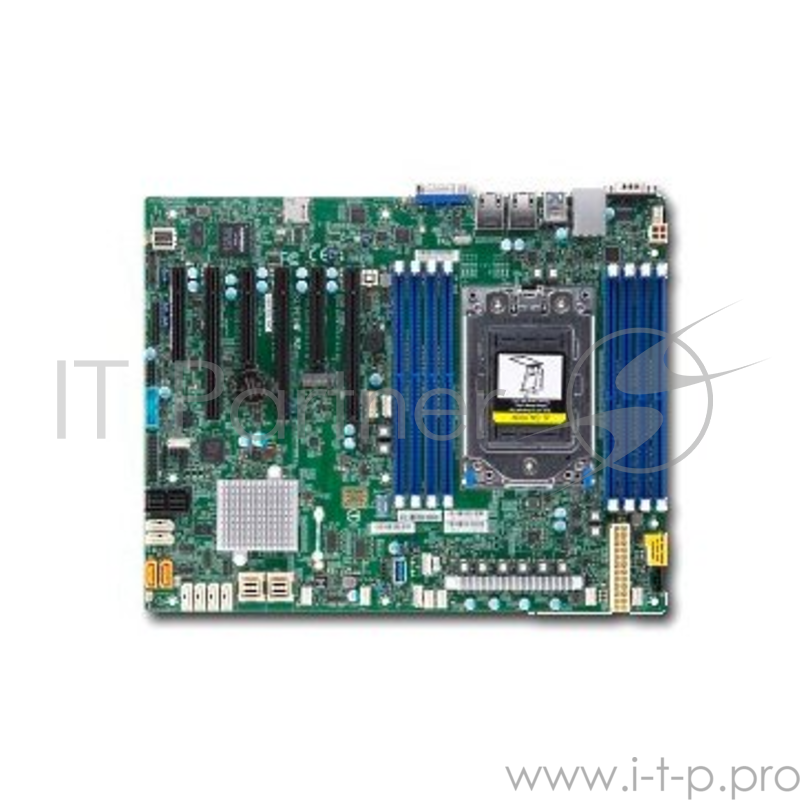 Серверная материнская плата Supermicro main board server Single AMD EPYC 7000-series CpU, 1TB Registered ECC DDR4 2666MHz SDRAM in 8 DIMMs