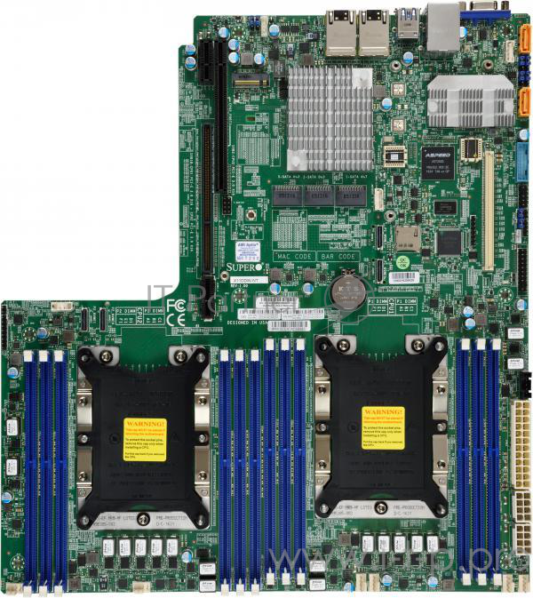 MBD-X11DDW-NT-B Материнская плата SuperMicro MBD-X11DDW-NT-O 12.3